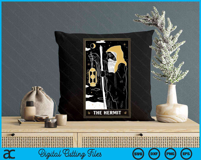 The Hermit Tarot Card Gothic Halloween Grim Reaper Occult SVG PNG Digital Cutting Files The Hermit Tarot Card Gothic Halloween Grim Reaper Occult SVG PNG Digital Cutting Files