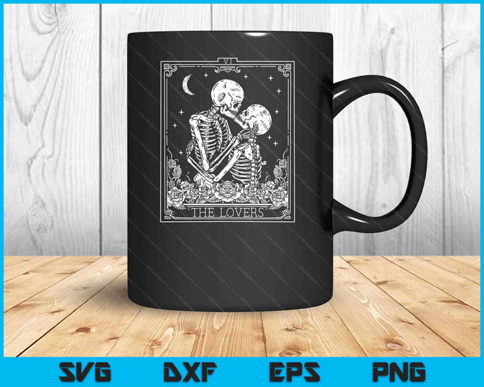 Los amantes Vintage Tarot Card Astrología Goth Halloween Mujeres SVG PNG Archivo de corte digital Los amantes Vintage Tarot Card Astrología Goth Halloween Mujeres SVG PNG Archivo de corte digital