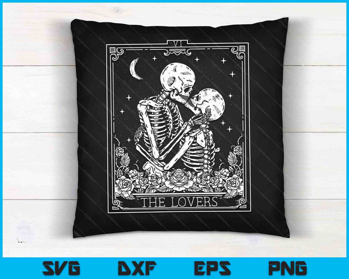 Los amantes Vintage Tarot Card Astrología Goth Halloween Mujeres SVG PNG Archivo de corte digital Los amantes Vintage Tarot Card Astrología Goth Halloween Mujeres SVG PNG Archivo de corte digital