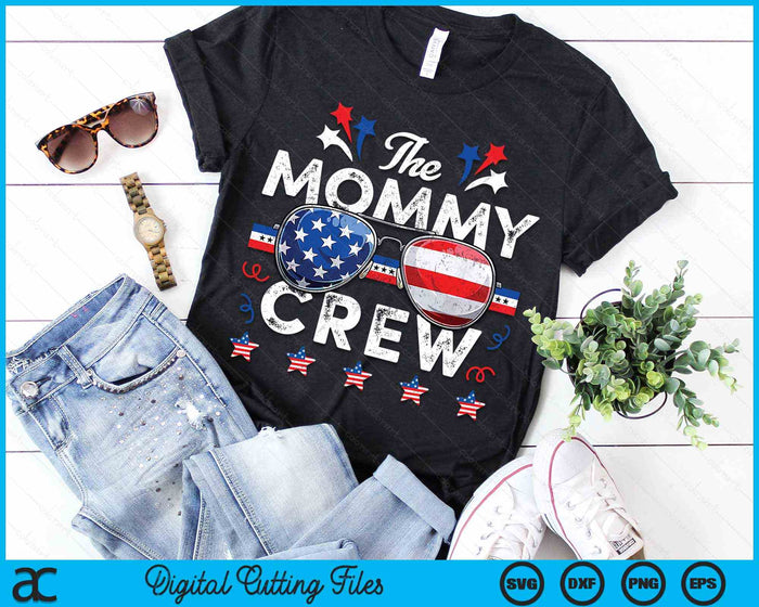 The Mommy Crew 4th Of July Patriotic American SVG PNG Digital Cutting Files The Mommy Crew 4th Of July Patriotic American SVG PNG Digital Cutting Files
