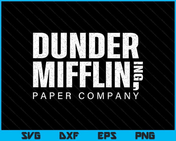 The Office Dunder Mifflin Vintage SVG PNG Digital Printable Files The Office Dunder Mifflin Vintage SVG PNG Digital Printable Files