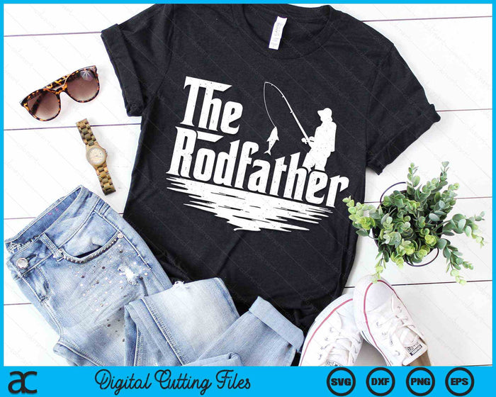 The Rodfather Fishing Fathers Day SVG PNG Digital Cutting Files The Rodfather Fishing Fathers Day SVG PNG Digital Cutting Files