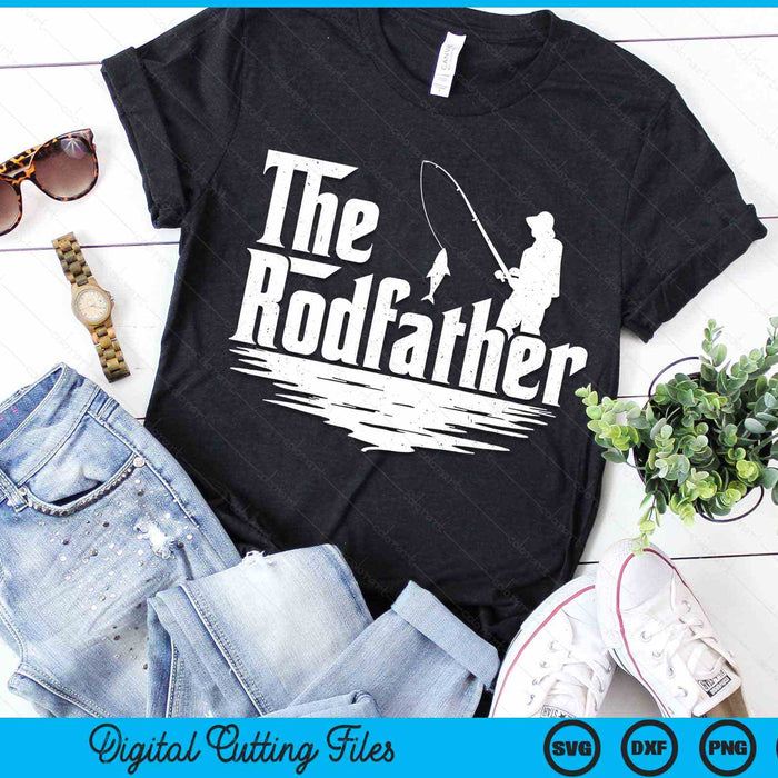 The Rodfather Fishing Fathers Day SVG PNG Digital Cutting Files The Rodfather Fishing Fathers Day SVG PNG Digital Cutting Files