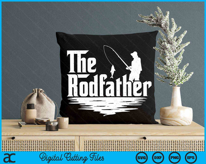 The Rodfather Fishing Fathers Day SVG PNG Digital Cutting Files The Rodfather Fishing Fathers Day SVG PNG Digital Cutting Files