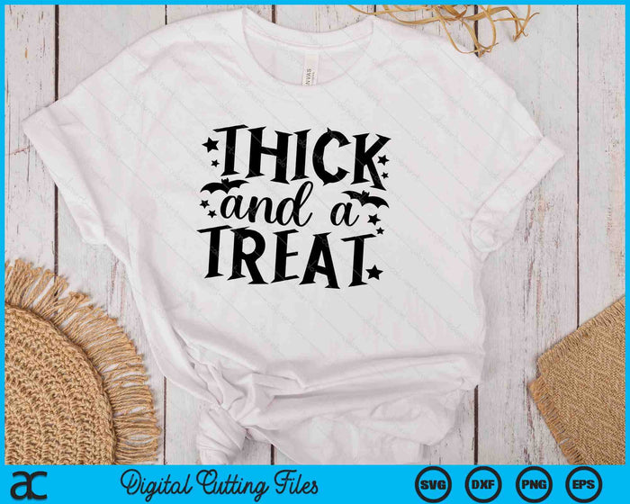 Thick and a Treat. Sexy Halloween SVG PNG Cutting Printable Files Thick and a Treat. Sexy Halloween SVG PNG Cutting Printable Files