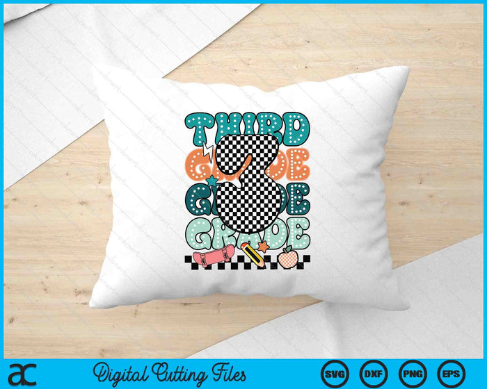 Third Grade Back To School For Boys SVG PNG Digital Printable Files Third Grade Back To School For Boys SVG PNG Digital Printable Files