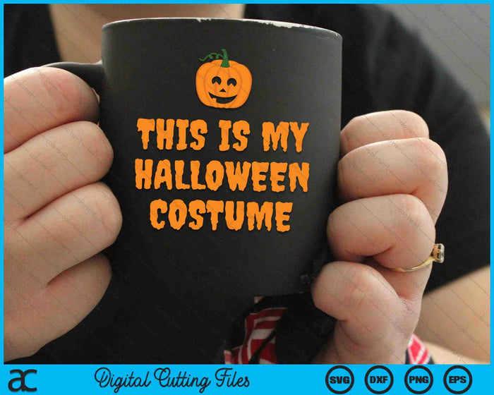 This Is My Lazy Halloween Costume With Jack o Lantern SVG PNG Digital Cutting Files This Is My Lazy Halloween Costume With Jack o Lantern SVG PNG Digital Cutting Files