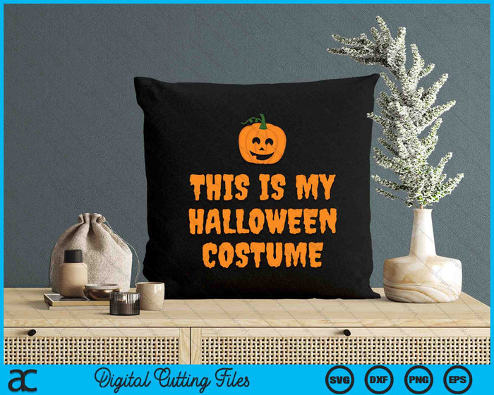 This Is My Lazy Halloween Costume With Jack o Lantern SVG PNG Digital Cutting Files This Is My Lazy Halloween Costume With Jack o Lantern SVG PNG Digital Cutting Files
