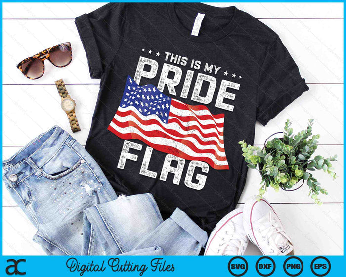 This Is My Pride Flag USA  American Patriotic SVG PNG Digital Printable Files