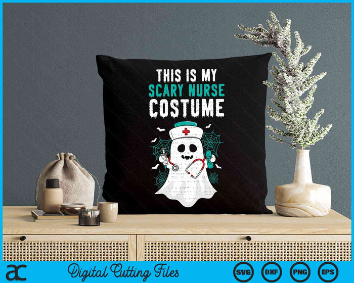 This Is My Scary Nurse Costume Funny Halloween Ghost SVG PNG Digital Cutting File This Is My Scary Nurse Costume Funny Halloween Ghost SVG PNG Digital Cutting File