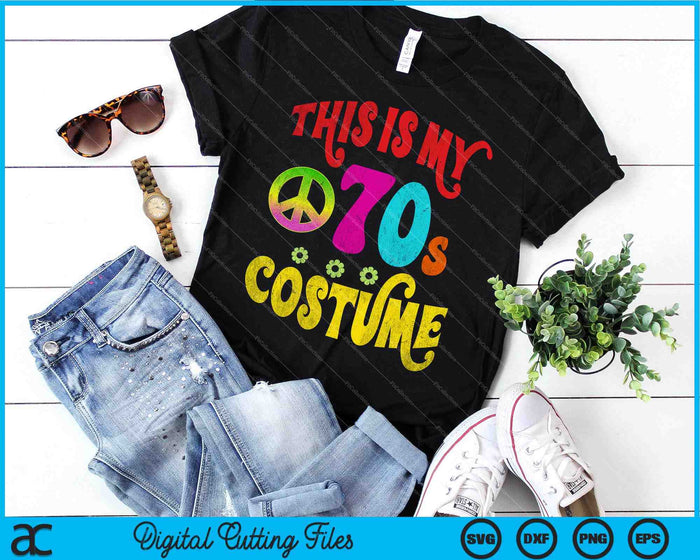 This is My 70s Costume Funny Groovy Peace Halloween SVG PNG Digital Cutting Files This is My 70s Costume Funny Groovy Peace Halloween SVG PNG Digital Cutting Files