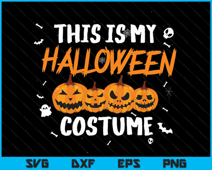 Este es mi disfraz de Halloween SVG PNG cortando archivos imprimibles Este es mi disfraz de Halloween SVG PNG cortando archivos imprimibles