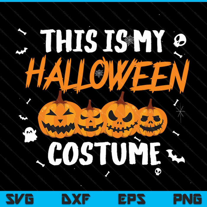 Este es mi disfraz de Halloween SVG PNG cortando archivos imprimibles Este es mi disfraz de Halloween SVG PNG cortando archivos imprimibles