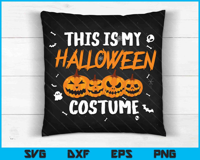 Este es mi disfraz de Halloween SVG PNG cortando archivos imprimibles Este es mi disfraz de Halloween SVG PNG cortando archivos imprimibles