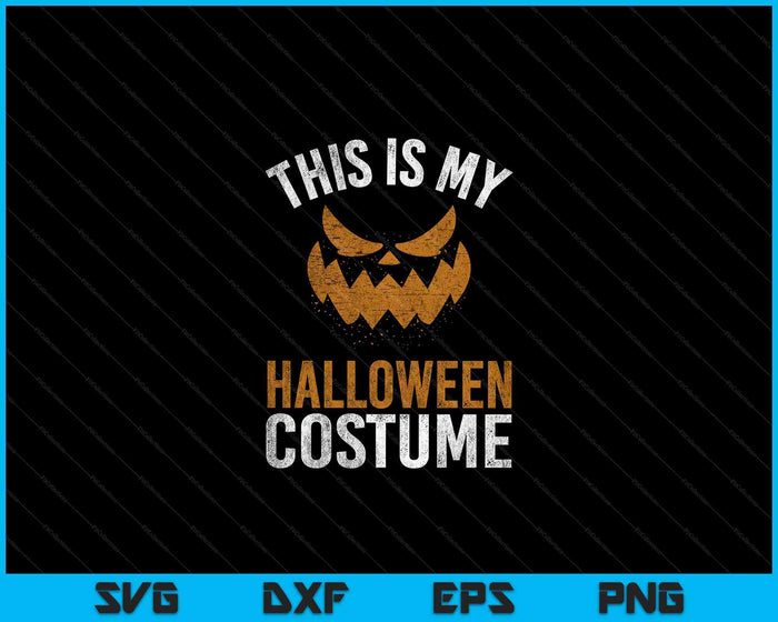 Este es mi disfraz de Halloween Halloween SVG PNG archivo de corte digital Este es mi disfraz de Halloween Halloween SVG PNG archivo de corte digital