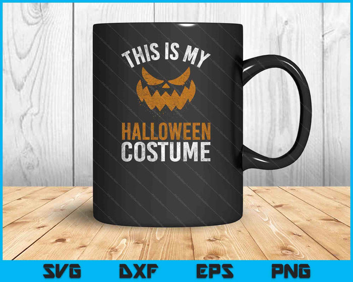 Este es mi disfraz de Halloween Halloween SVG PNG archivo de corte digital Este es mi disfraz de Halloween Halloween SVG PNG archivo de corte digital