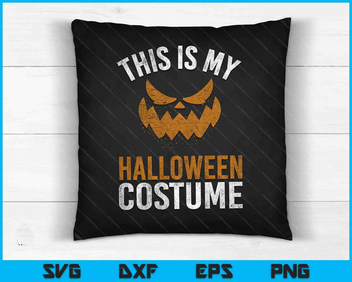 Este es mi disfraz de Halloween Halloween SVG PNG archivo de corte digital Este es mi disfraz de Halloween Halloween SVG PNG archivo de corte digital