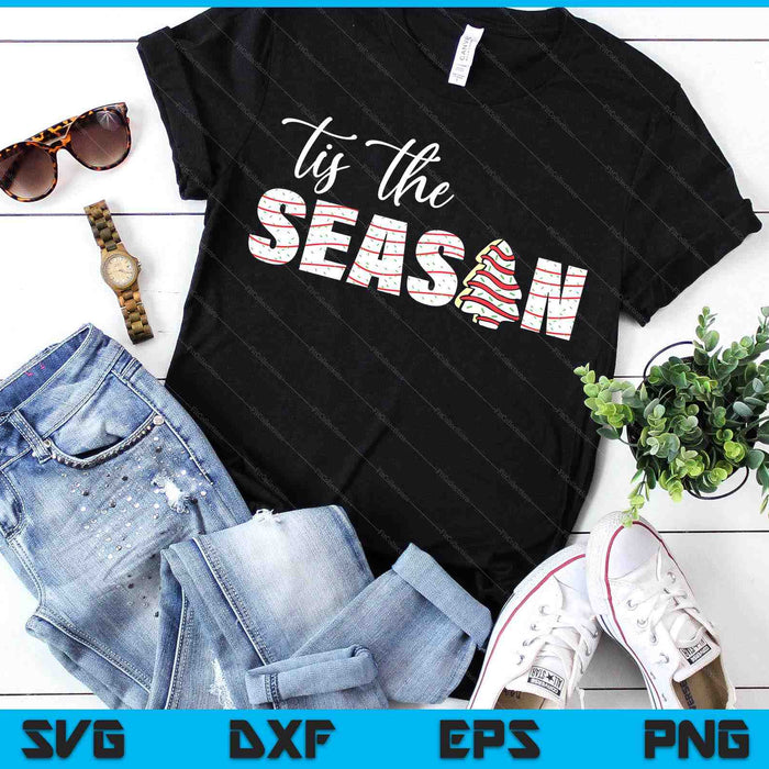 Tis The Season Christmas Lights Tree Cakes Debbie Groovy SVG PNG Digital Printable Files Tis The Season Christmas Lights Tree Cakes Debbie Groovy SVG PNG Digital Printable Files