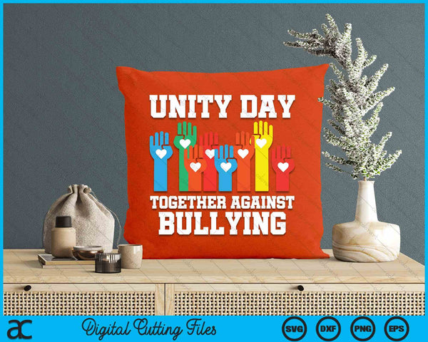 Together Against Bullying Orange Anti Bully Unity Day SVG PNG Digital Printable Files