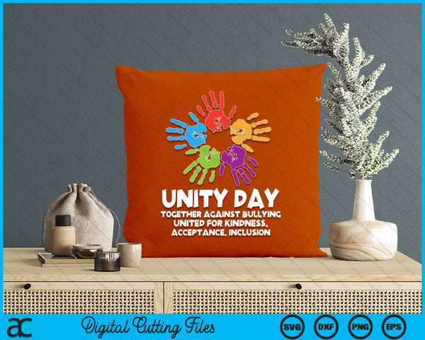 Together Against Bullying Orange Anti Bullying Unity Day Kid SVG PNG Digital Printable Files