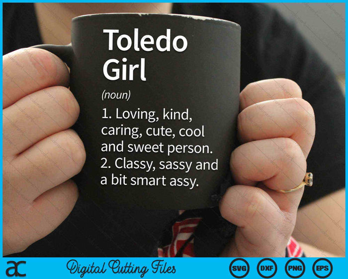 Toledo Girl OH Ohio Home Roots SVG PNG Archivo de corte digital Toledo Girl OH Ohio Home Roots SVG PNG Archivo de corte digital