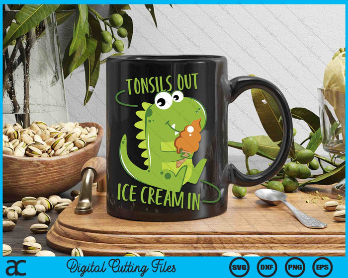 Tonsils Out Ice Cream In Dino Dinosaur Tonsillectomy SVG PNG Digital Cutting Files Tonsils Out Ice Cream In Dino Dinosaur Tonsillectomy SVG PNG Digital Cutting Files