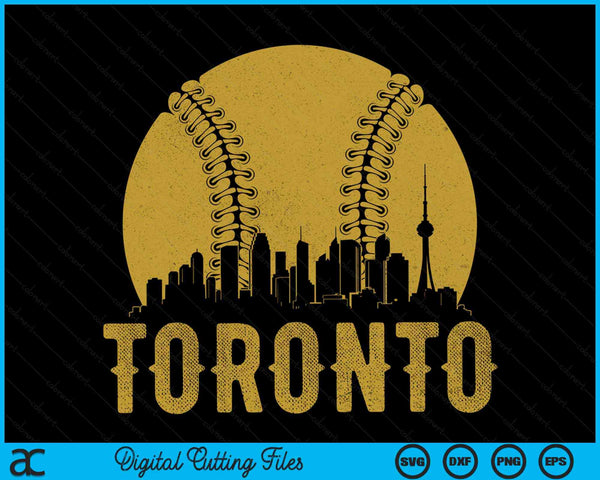 Toronto Baseball Fan SVG PNG Cutting Printable Files