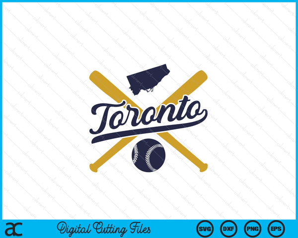 Toronto Baseball Vintage Wisconsin Pride Love City SVG PNG Digital Cutting Files