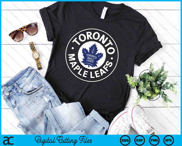 Toronto Maple Leafs Symbol Blue Officially Licensed SVG PNG Digital Printable Files