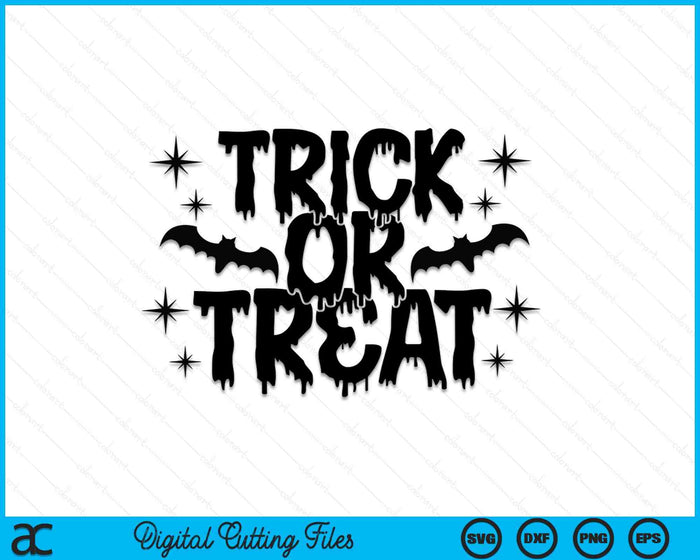 Truco o trato SVG PNG archivos de corte digital Truco o trato SVG PNG archivos de corte digital
