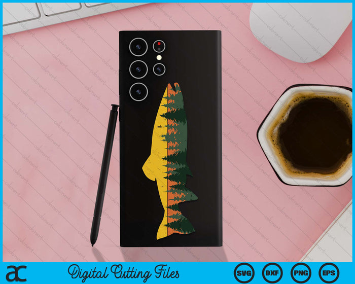 Trout Fly Fishing Nature Outdoor Fisherman Gift SVG PNG Digital Cutting Files Trout Fly Fishing Nature Outdoor Fisherman Gift SVG PNG Digital Cutting Files