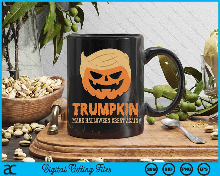 Trumpkin Make Halloween Great Again Jack O Lantern Scary SVG PNG Digital Cutting Files Trumpkin Make Halloween Great Again Jack O Lantern Scary SVG PNG Digital Cutting Files