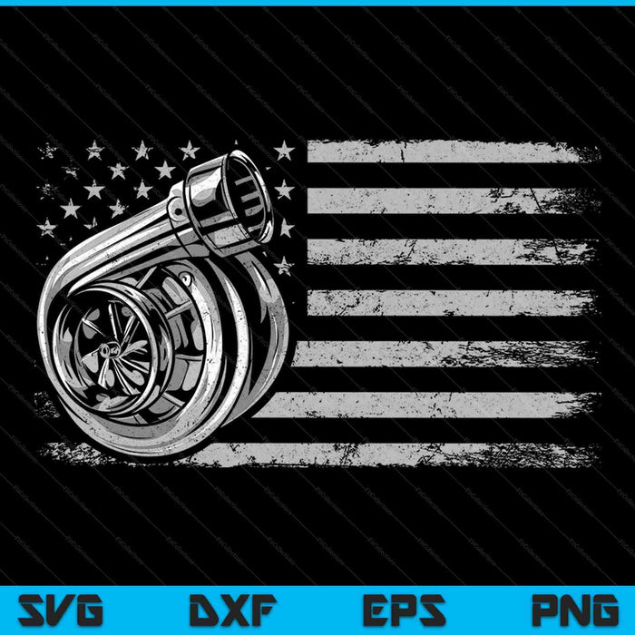 Turbo US Flag Tuner Car Guy Car Enthusiast Racing Drifting SVG PNG Cutting Printable Files Turbo US Flag Tuner Car Guy Car Enthusiast Racing Drifting SVG PNG Cutting Printable Files