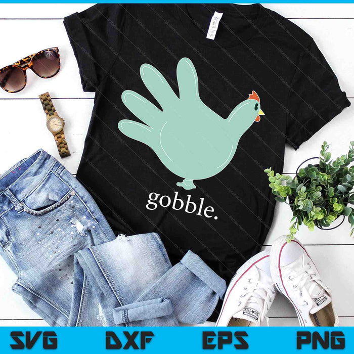 Turkey Glove Gobble Thanksgiving Thankful Nurse SVG PNG Digital Cutting Files Turkey Glove Gobble Thanksgiving Thankful Nurse SVG PNG Digital Cutting Files