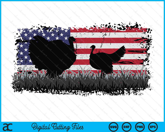 Turkey Hunter  Fun Turkey Hunting Patriotic Usa Flag SVG PNG Digital Printable Files Turkey Hunter  Fun Turkey Hunting Patriotic Usa Flag SVG PNG Digital Printable Files