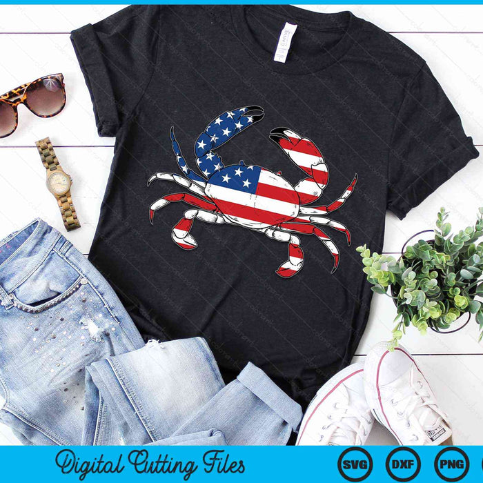 USA Flag Fourth Of July Flag Patriotic Crabbing SVG PNG Digital Cutting Files USA Flag Fourth Of July Flag Patriotic Crabbing SVG PNG Digital Cutting Files
