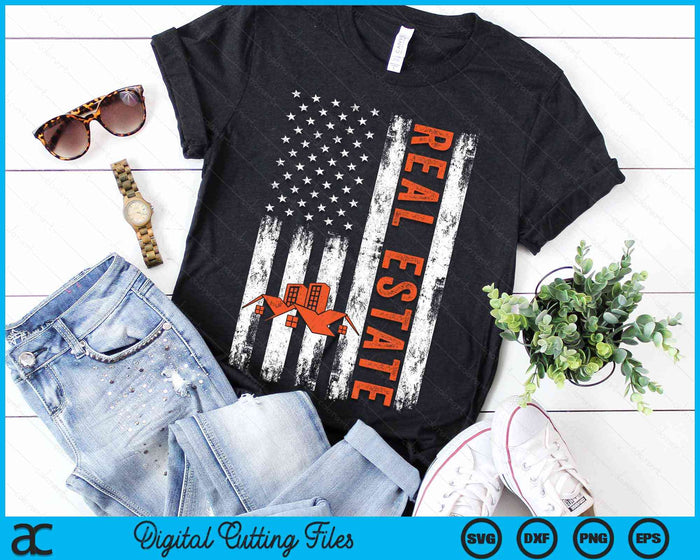 USA Flag Patriotic Real Estate American Flag SVG PNG Digital Cutting Files USA Flag Patriotic Real Estate American Flag SVG PNG Digital Cutting Files