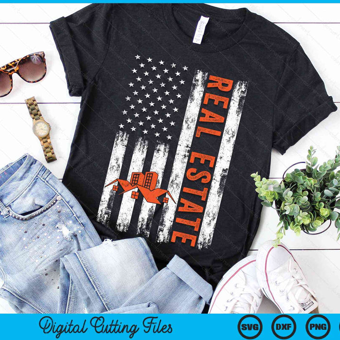 USA Flag Patriotic Real Estate American Flag SVG PNG Digital Cutting Files USA Flag Patriotic Real Estate American Flag SVG PNG Digital Cutting Files