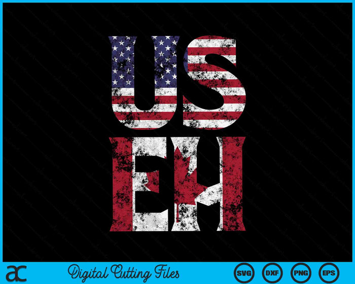 Amerikaanse EH Amerikaanse Canadese grappige Meme citeer SVG PNG digitale snijbestanden Amerikaanse EH Amerikaanse Canadese grappige Meme citeer SVG PNG digitale snijbestanden