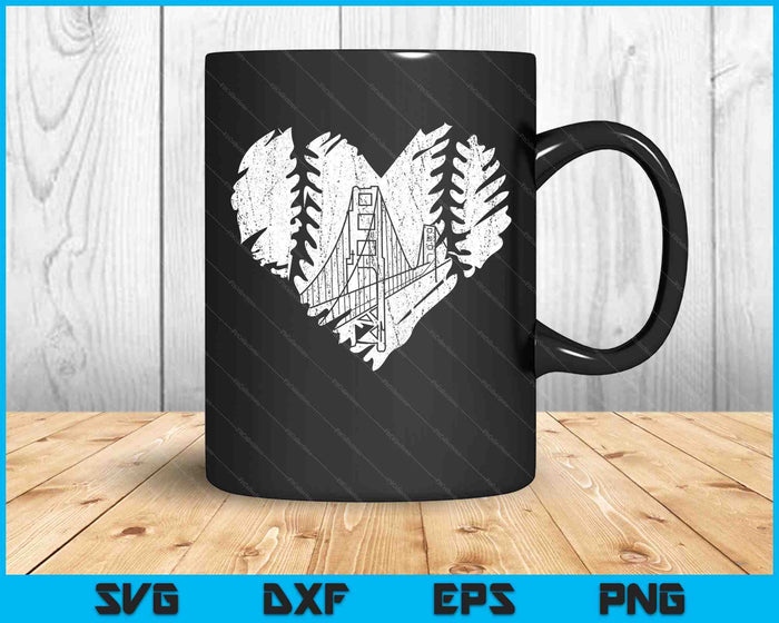 Amerikaanse staat San Francisco honkbal SVG PNG digitale snijbestanden Amerikaanse staat San Francisco honkbal SVG PNG digitale snijbestanden