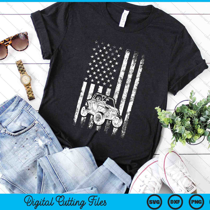 UTV Driver American Flag SVG PNG Digital Cutting Files UTV Driver American Flag SVG PNG Digital Cutting Files