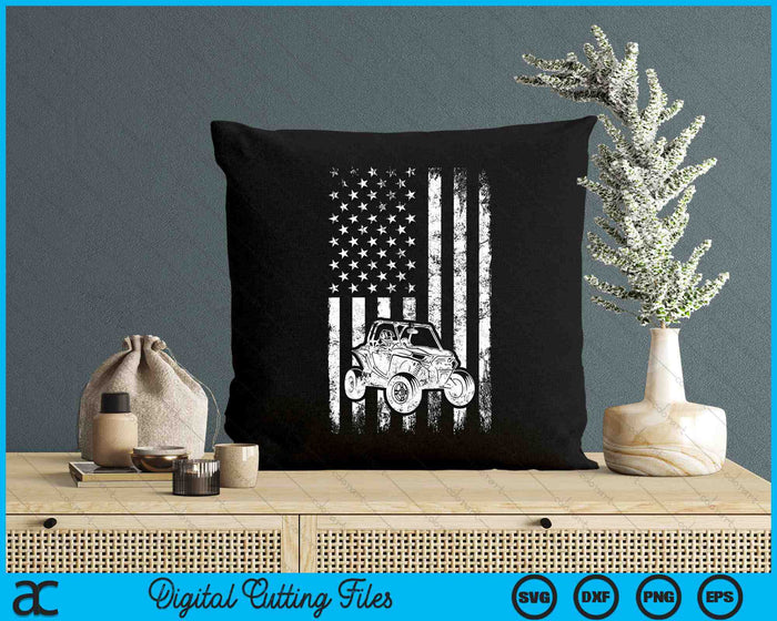 UTV Driver American Flag SVG PNG Digital Cutting Files UTV Driver American Flag SVG PNG Digital Cutting Files