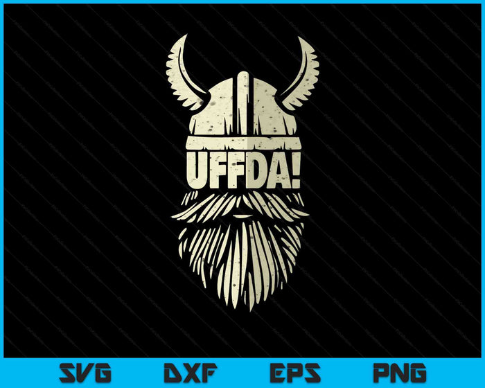 Uff Da Norwegian Quote Scandinavian Viking Helmet Beard SVG PNG Digital Printable Files Uff Da Norwegian Quote Scandinavian Viking Helmet Beard SVG PNG Digital Printable Files