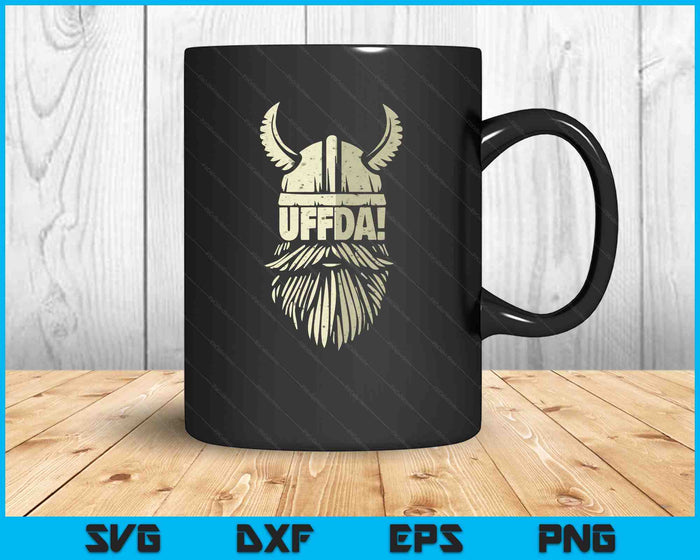 Uff Da Norwegian Quote Scandinavian Viking Helmet Beard SVG PNG Digital Printable Files Uff Da Norwegian Quote Scandinavian Viking Helmet Beard SVG PNG Digital Printable Files