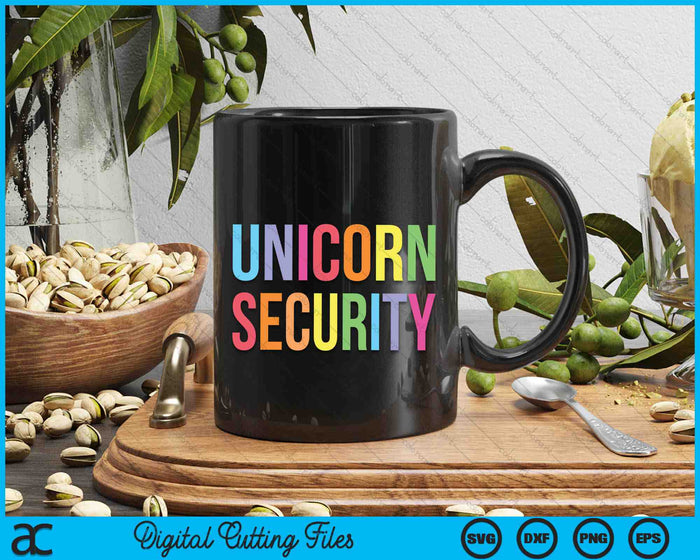 Unicorn Security Halloween Adult Costume SVG PNG Digital Printable Files