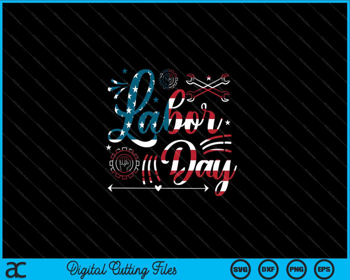 Union Worker Labor Day SVG PNG digitale snijbestanden Union Worker Labor Day SVG PNG digitale snijbestanden