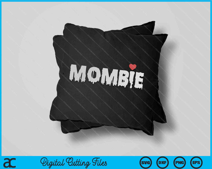 Archivos de corte digitales únicos Zombie Mom Halloween SVG PNG Archivos de corte digitales únicos Zombie Mom Halloween SVG PNG