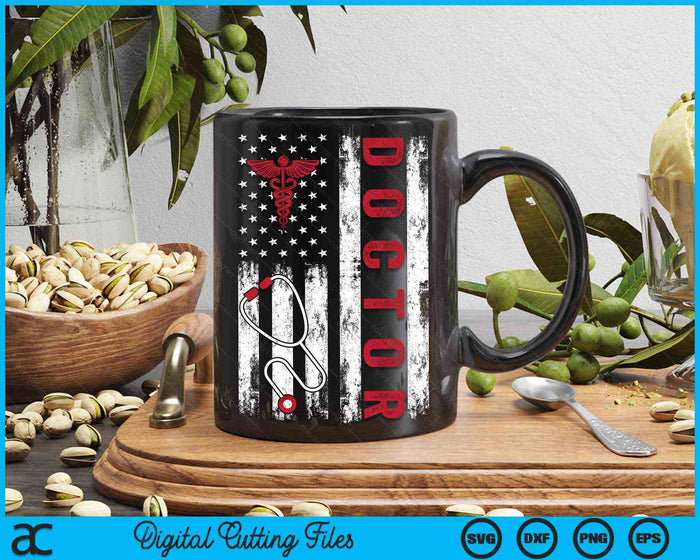 Usa Flag Patriotic Doctor American Flag SVG PNG Digital Cutting Files Usa Flag Patriotic Doctor American Flag SVG PNG Digital Cutting Files