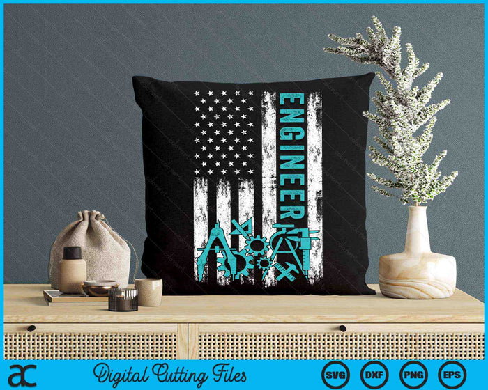 Usa Flag Patriotic Engineer American Flag SVG PNG Digital Cutting Files Usa Flag Patriotic Engineer American Flag SVG PNG Digital Cutting Files