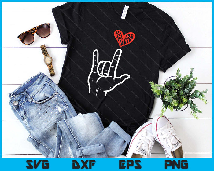 Valentines Day I Love You Hand Sign ASL Heart SVG PNG Digital Printable Files Valentines Day I Love You Hand Sign ASL Heart SVG PNG Digital Printable Files